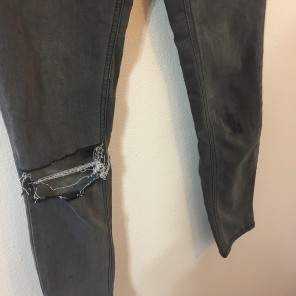 Free people grey skinny jeans - Picture 3 of 4